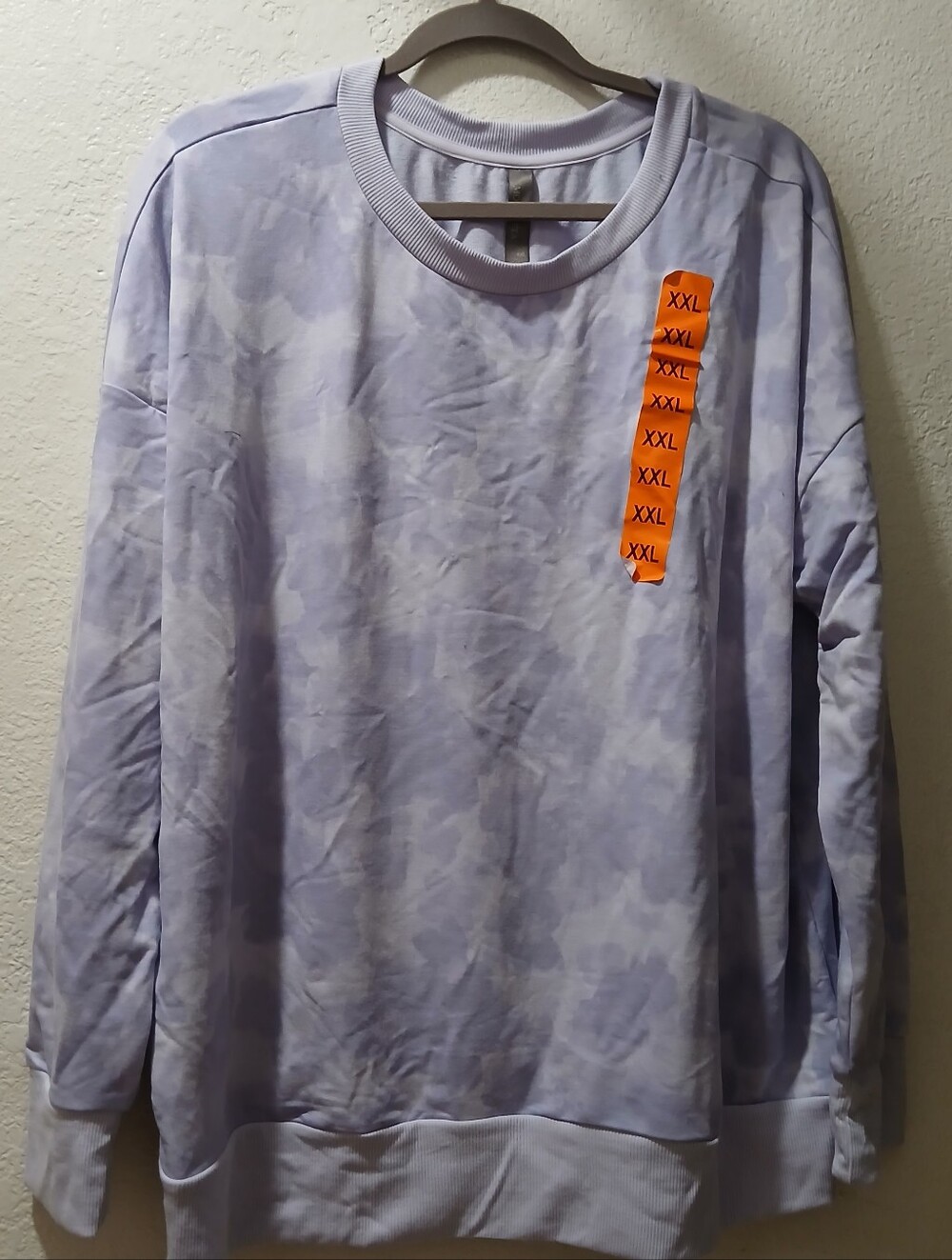 Mondetta  New size Xxl  Light Lavender Tie-Dye Crewneck Sweatshirt
